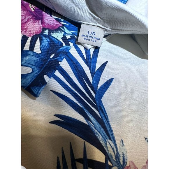Tommy Bahama Men's Capri Coast Silk Camp Shirt SIZE: LARGE‎ - Picture 3 of 3